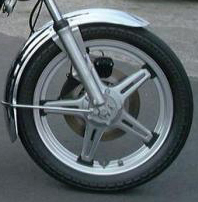 front Comstar wheel 1978 Honda 750 automatic
